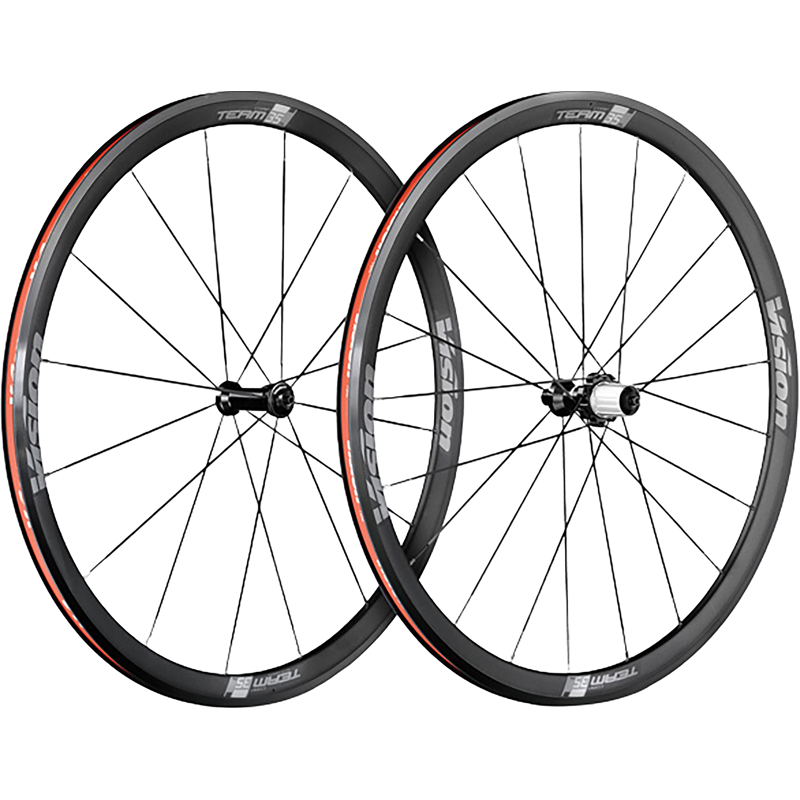 Balfes Bikes Vision Team 35 Comp SL 700c Shimano 11/12 Speed Road Wheelset in Black | Free postage over £30, £10 off first order, price match & 0% finance.