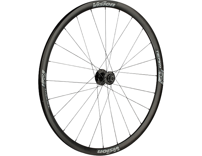 Vision Team AGX i23 Disc 700c Gravel Wheelset in Black-2