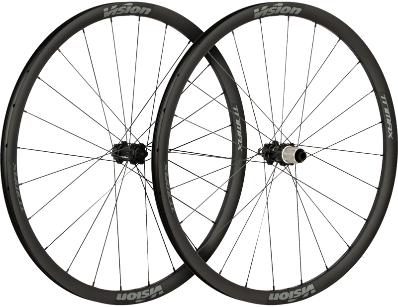 Vision TriMax 30 i23 Disc SH11 Tubeless Ready Centre Lock Wheelset in Black