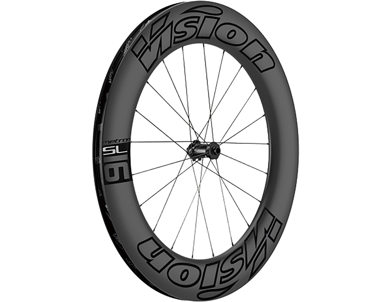 Balfes Bikes Vision Metron 91 SL Carbon Disc Brake 700c Front Wheel in Black | Free postage over £30, £10 off first order, price match & 0% finance.
