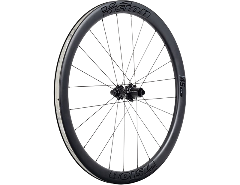 Vision SC 45 Disc Carbon 700c Road Wheelset in Black-2