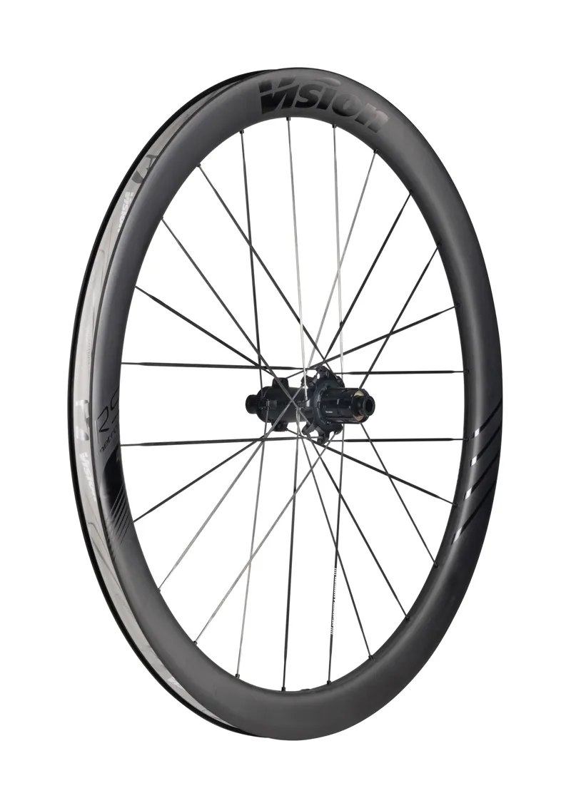 Vision Metron 45 RS SL Disc Carbon Shimano Tubeless Ready Road Wheelset in Black-4