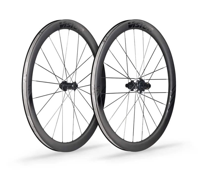 Vision Metron 45 RS SL Disc Carbon SRAM XDR Tubeless Ready Road Wheelset in Black