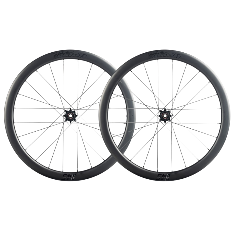 Balfes Bikes Vision SC 45 SL i23 Disc Carbon 700c Shimano 11/12 Speed Wheelset in Black | Free postage over £30, £10 off first order, price match & 0% finance.