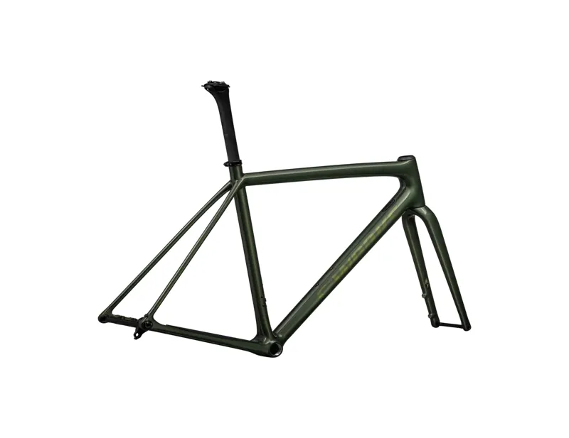 Specialized S-Works Crux Frameset 2025 in Cypress/Viavi Gold To Silver Pearl-2