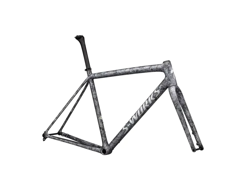 Specialized S-Works Crux Frameset 2026 in Carbon/Mui-Colour Blurred Impasto/White Silver-1