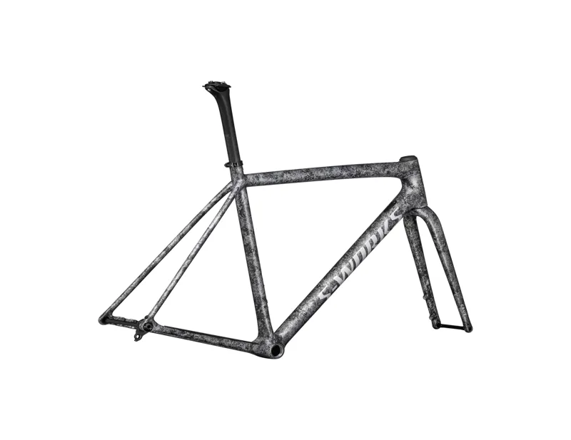 Specialized S-Works Crux Frameset 2026 in Carbon/Mui-Colour Blurred Impasto/White Silver-2