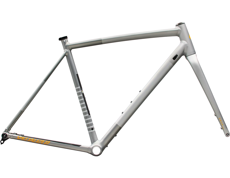 Balfes Bikes Specialized Crux DSW Frameset Gravel Bike 2026 in Shadow Silver/California Sunshine | Free postage over £30, £10 off first order, price match & 0% finance.