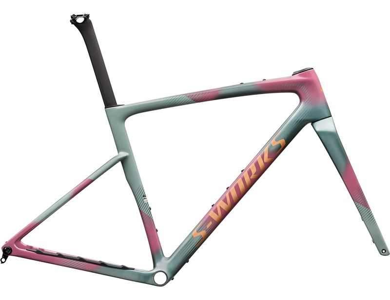 Specialized S-Works Crux 5 Gravel Bike 2027 Frameset in Grey/Pink