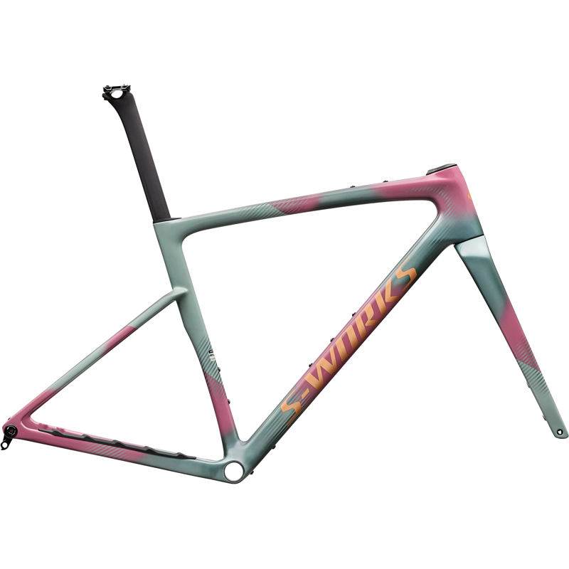 Balfes Bikes Specialized S-Works Crux 5 Gravel Bike 2027 Frameset in Grey/Pink | Free postage over £30, £10 off first order, price match & 0% finance.