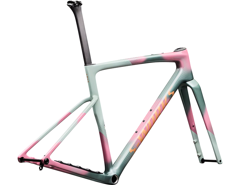Specialized S-Works Crux 5 Gravel Bike 2027 Frameset in Grey/Pink-5