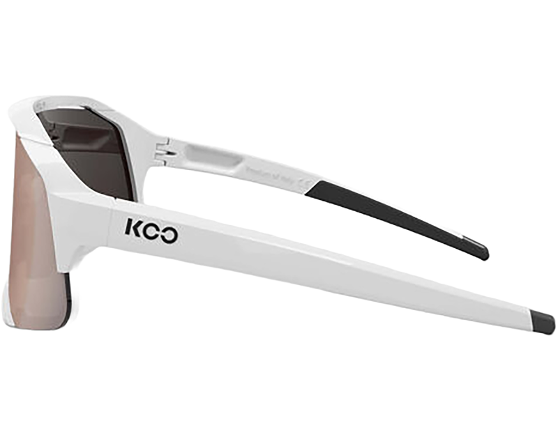 Koo Demos Sunglasses in White/Brown-2