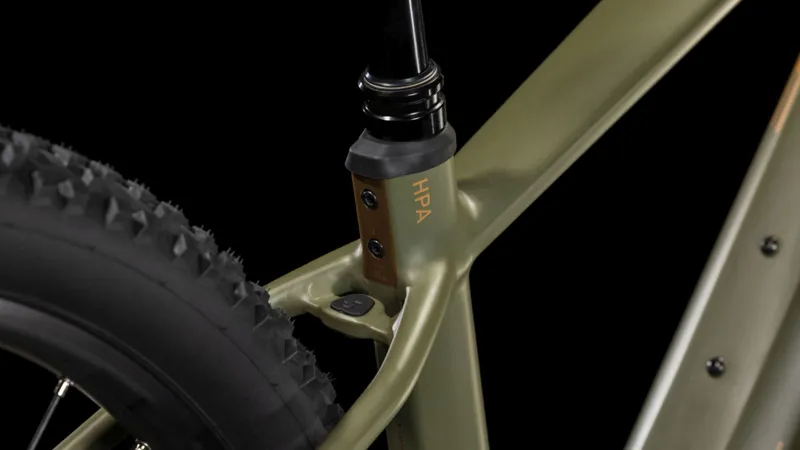 Cube Reaction Hybrid Pro 600 Electric Hardtail Mountain Bike 2025 in Dustyolive/Gold-3