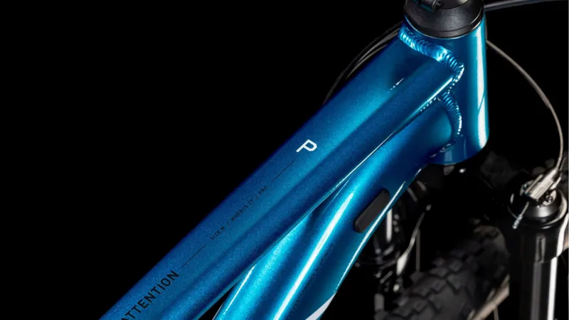 Cube Attention Pro Hardtail Mountain Bike 2025 in Metallic Teal/White-1