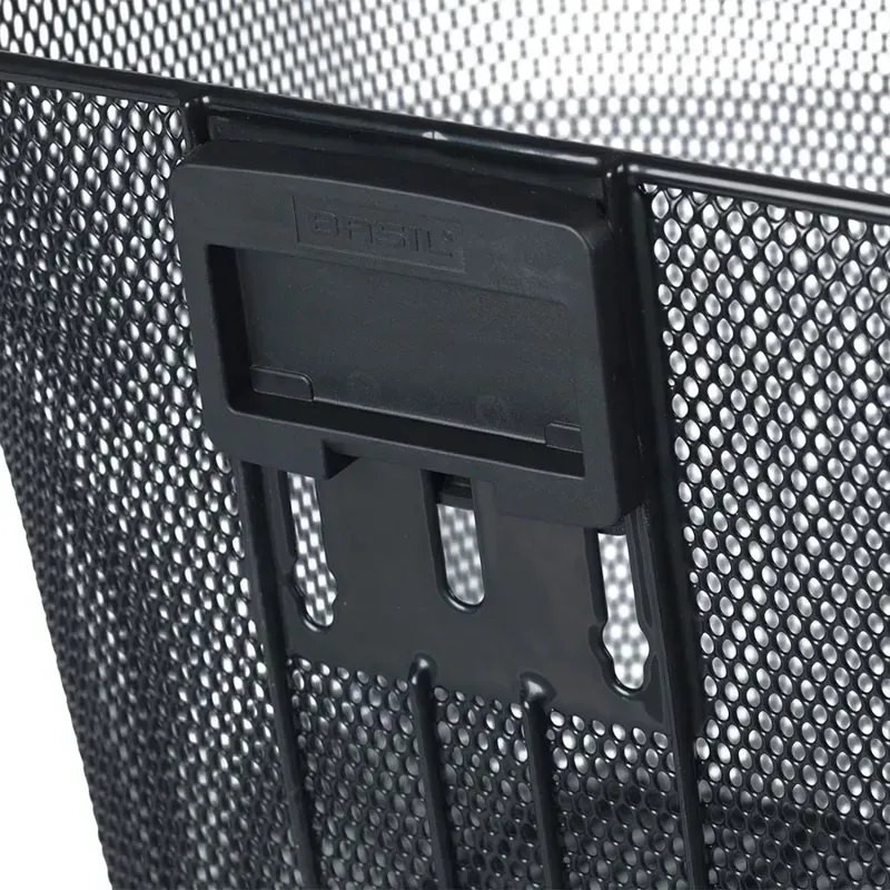Basil Bilbao Front Bicycle Basket KF in Black-4