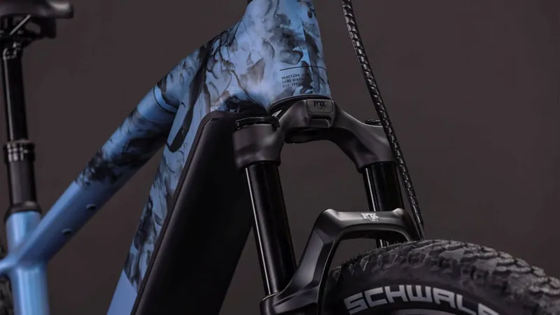 Cube Reaction Hybrid SLT 800 Electric Mountain Bike 2026 in Hazelblue/Fume-6