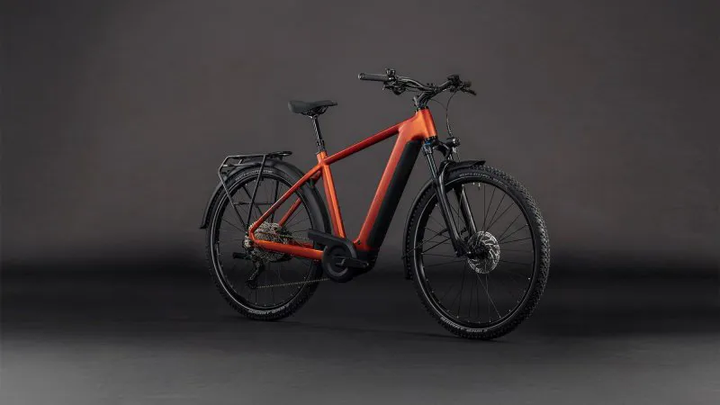 Cube Nuride Hybrid Pro 600 Electric Hybrid Bike 2026 in Chilli/Black-6