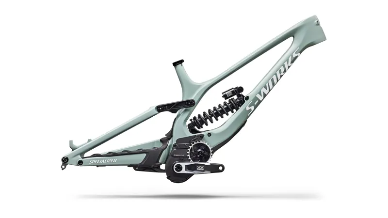 Specialized S-Works Demo 11 Full Suspension Mountain Bike Frameset 2027 in Gloss Agave Grey