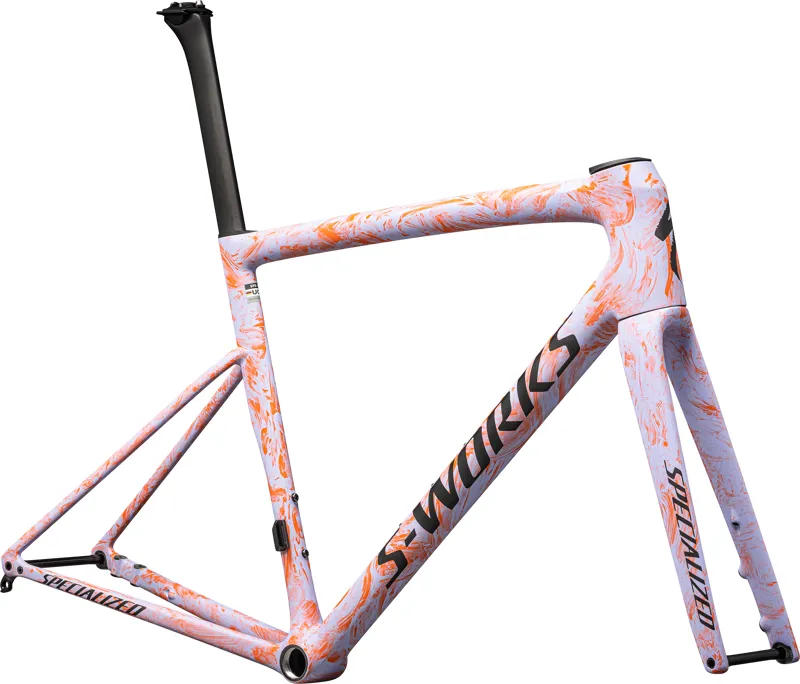 Specialized S-Works Tarmac SL8 Carbon Road Frameset 2024 in Indigo/Amber Glow-1