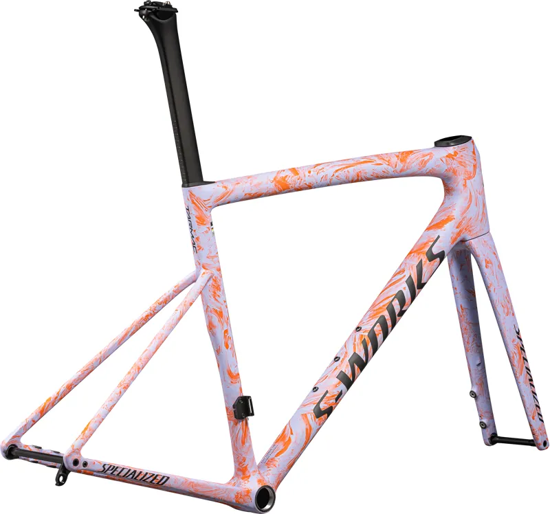 Specialized S-Works Tarmac SL8 Carbon Road Frameset 2024 in Indigo/Amber Glow-2
