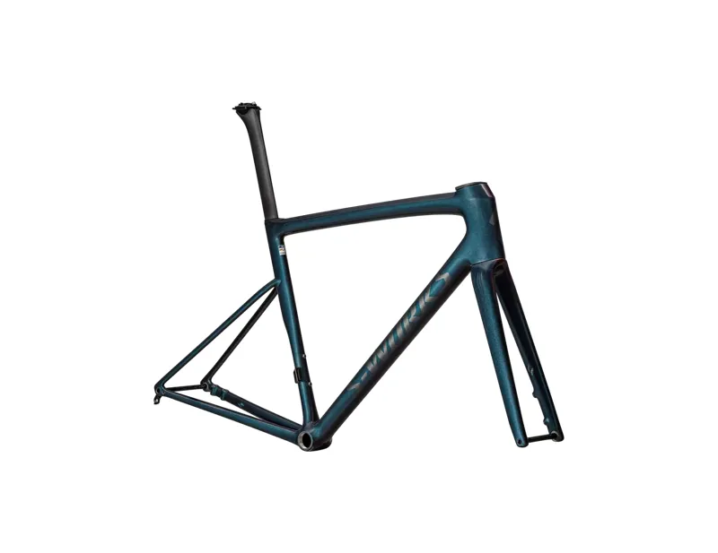 Specialized S-Works Tarmac SL8 Road Frameset 2025 in Red To Black Over Lake/Obsidian-1