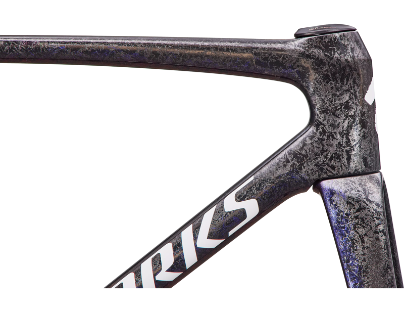 Specialized S-Works Tarmac SL9 Road Bike Frameset 2027 in Gloss Carbon/Red to Blue Pearl/White-3