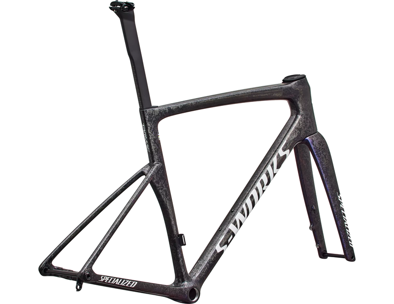 Specialized S-Works Tarmac SL9 Road Bike Frameset 2027 in Gloss Carbon/Red to Blue Pearl/White-1