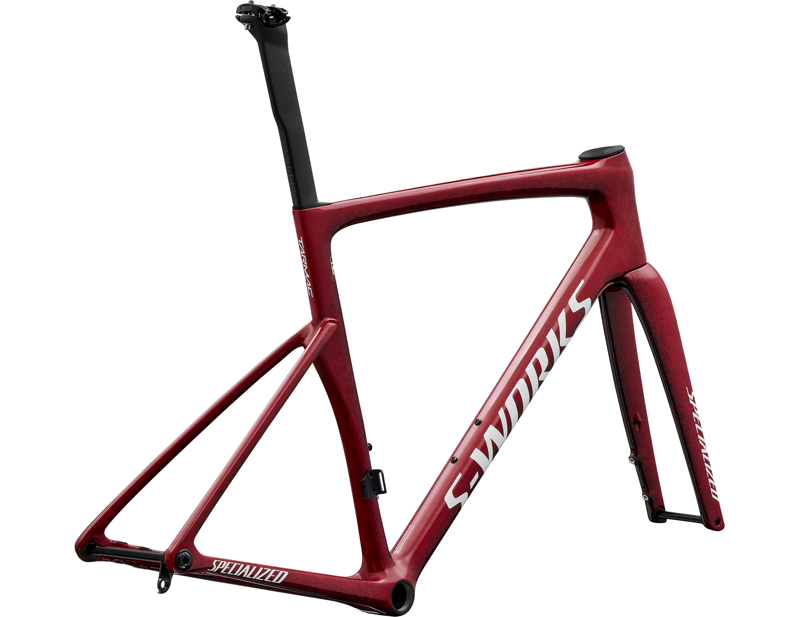 Specialized S-Works Tarmac SL9 Road Bike Frameset 2027 in Gloss Vivid Red/Tarmac Black/White Metallic-1