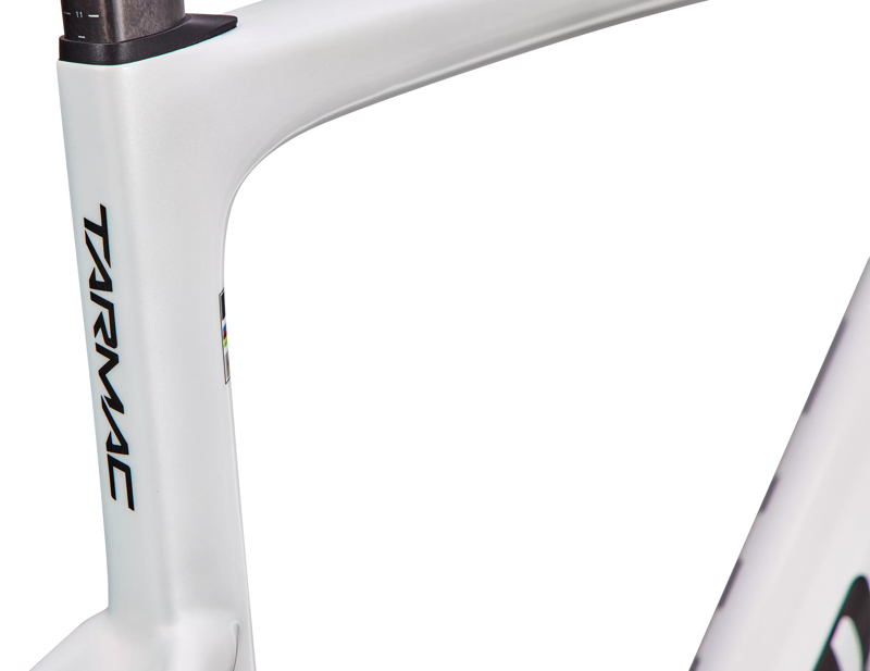 Specialized S-Works Tarmac SL9 Road Bike Frameset 2027 in Gloss White Silver Metallic/Obsidian Metallic-4