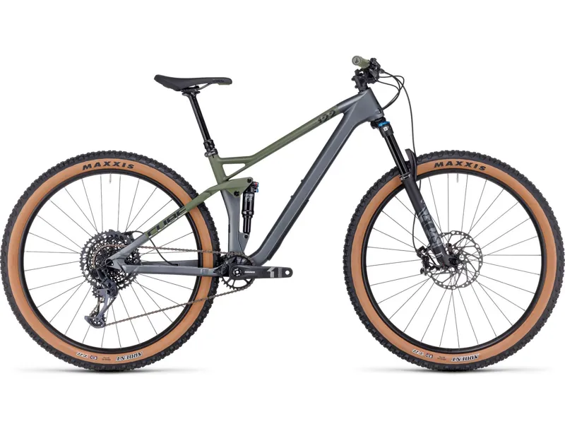 Cube Stereo one22 Hpc Tm Full Suspension Mountain Bike 2024 in Flash Grey/Olive
