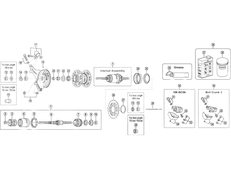 Balfes Bikes Shimano BR-IM31 inner cable fixing bolt unit | Free postage over £30, £10 off first order, price match & 0% finance.