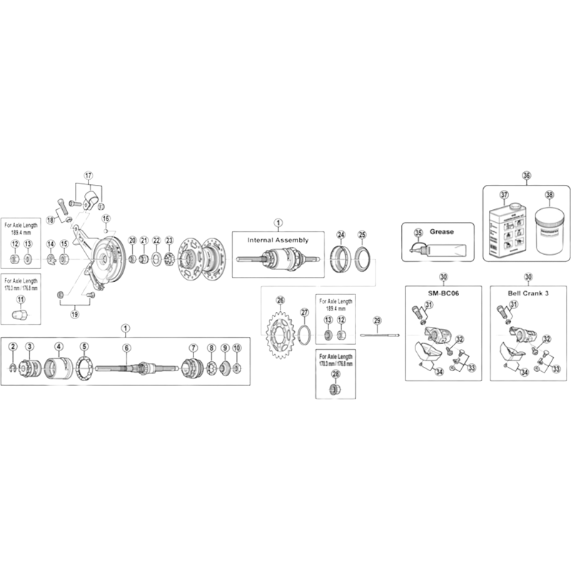 Balfes Bikes Shimano BR-IM31 inner cable fixing bolt unit | Free postage over £30, £10 off first order, price match & 0% finance.