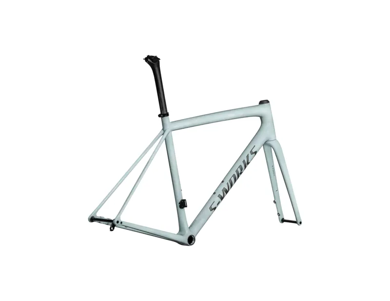 Specialized S-Works Aethos Road Frameset 2025 in Sea Foam/Dry Violet Gold Ghost/Smoke-2