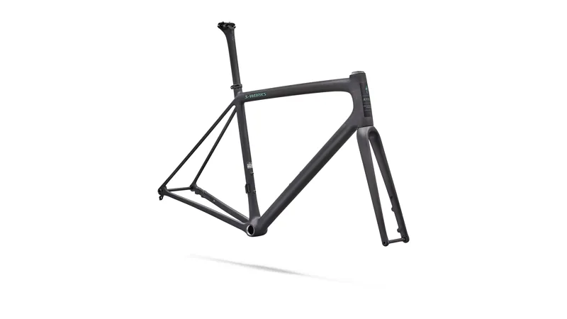 Specialized S-Works Aethos 2 Road Frameset 2026 in RTP Raw Carbon / Premium Fjord Metallic-1