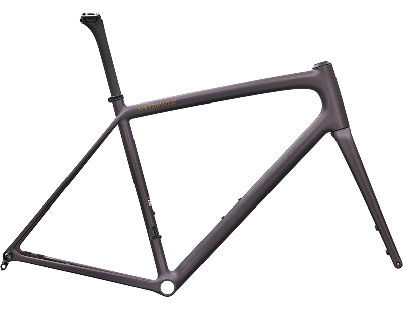 Balfes Bikes Specialized Aethos 2 Road Frameset 2026 in Satin Nebula Metallic / Burnt Gold Metallic | Free postage over £30, £10 off first order, price match & 0% finance.