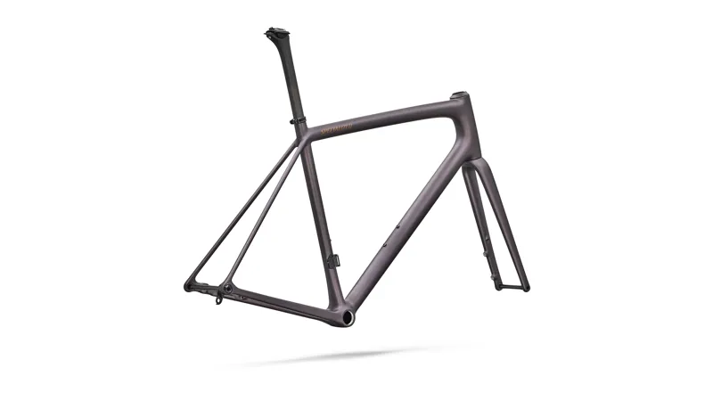 Specialized Aethos 2 Road Frameset 2026 in Satin Nebula Metallic / Burnt Gold Metallic-2