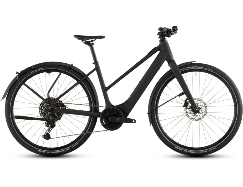 Balfes Bikes Cube Editor Hybrid Pro 400x FE Trapeze Electric Hybrid Bike 2026 in Coal/Prism | Free postage over £30, £10 off first order, price match & 0% finance.