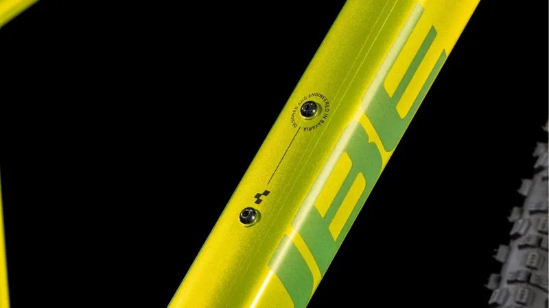 Cube Aim SLX Hardtail Mountain Bike 2025 in Flashlime/Juniper-4