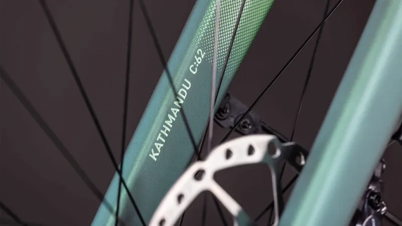 Cube Kathmandu Easy Entry Hybrid c:62 Slt 400x Electric Hybrid Bike 2026 in Seafoam/Chrome-6