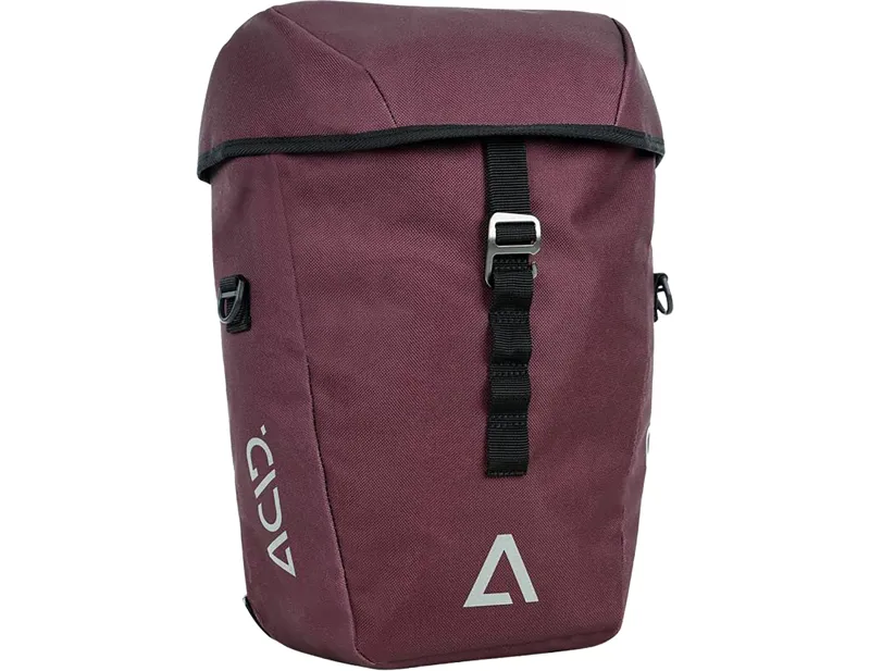 Balfes Bikes Acid Pannier Bag City 15 Smlink in Red | Free postage over £30, £10 off first order, price match & 0% finance.