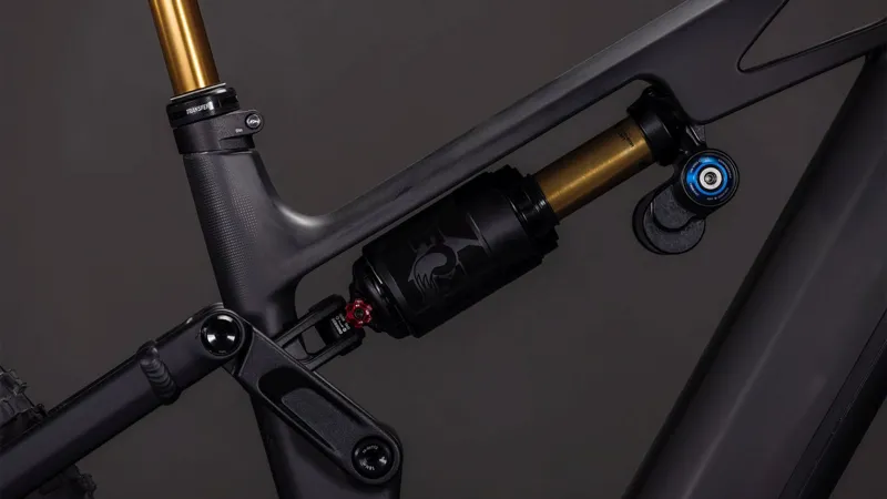 Cube Stereo Hybrid one77 HPC AT 800 Full Suspension Electric Mountain Bike 2026 in Carbon/Gold-4