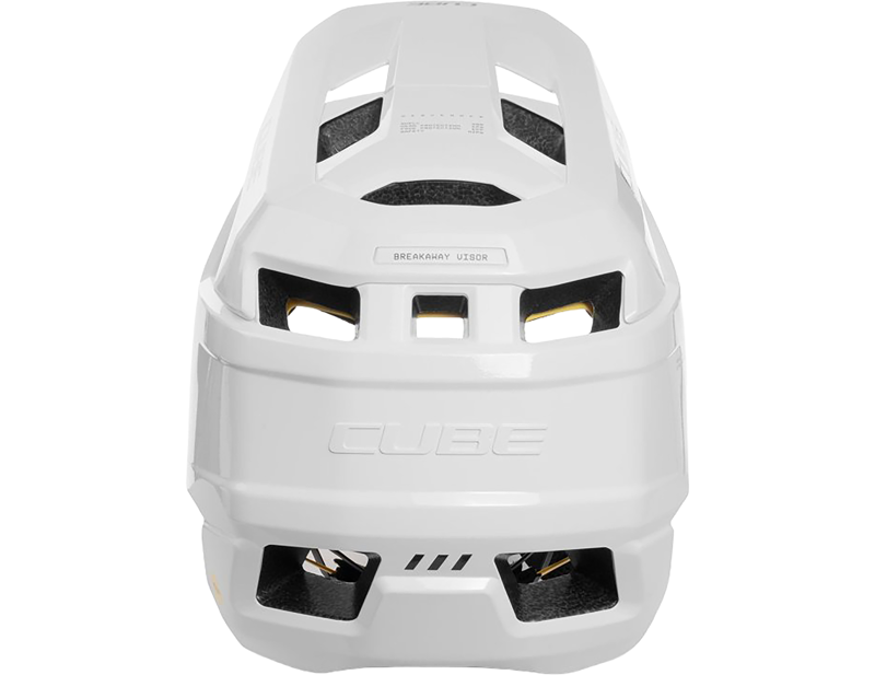 Cube Descender Full Face MIPS Helmet in X Actionteam White-3
