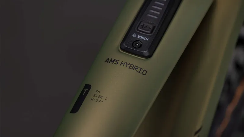 Cube AMS Hybrid one44 c:68x Tm 400x Electric Full Suspension Mountain Bike 2026 in Reedgreen/Matrix-2