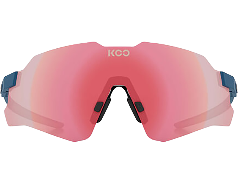 Koo Nebula Sunglasses in Midnight Blue Matt/Photochromic Rose Gold Mirror-1