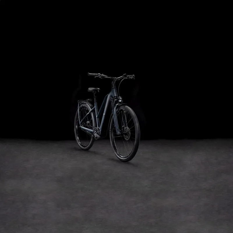 Cube Kathmandu Hybrid Comfort Pro 800 Electric Hybrid Bike 2025 in Night/Chrome-7