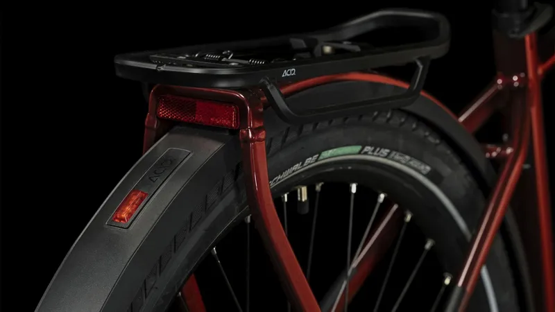 Cube Touring Hybrid Exc 625 Electric Hybrid Bike 2025 in Red/White-3