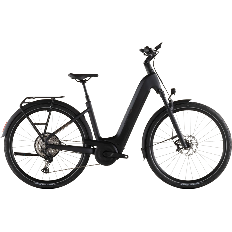 Balfes Bikes Cube Nuride Hybrid SLX 800 Electric Hybrid Bike 2026 in Black/Gold | Free postage over £30, £10 off first order, price match & 0% finance.