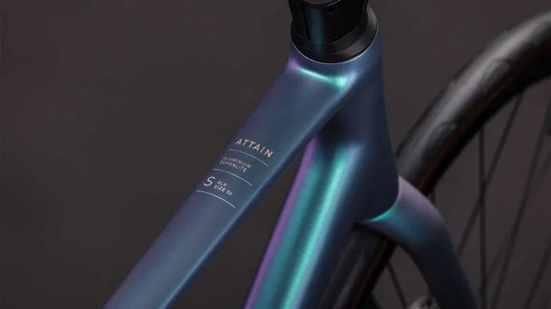 Cube Attain SLX Road Bike 2026 in Smaragdgrey/Prism-1