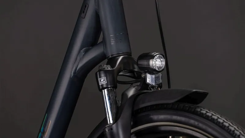 Cube Touring One Easy Entry Hybrid Bike 2026 in Night/Chrome-5