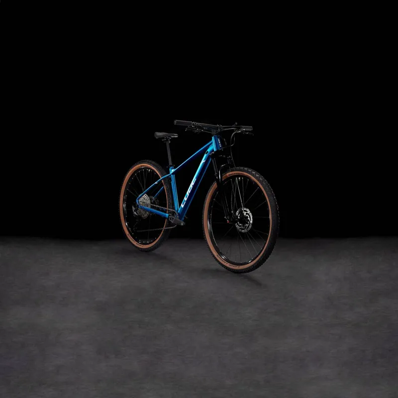 Cube Attention Pro Hardtail Mountain Bike 2025 in Metallic Teal/White-6